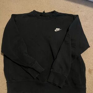 Nike Men's Black Crewneck Sweater